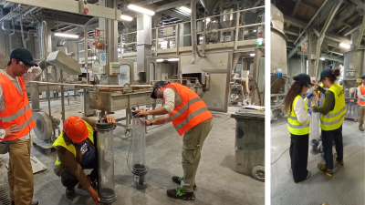 Primi campionamenti ambientali presso BENVIC per il progetto ODOR-GC