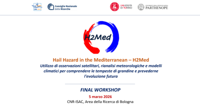 EVENTO | Workshop finale H2MED: grandine nel Mediterraneo